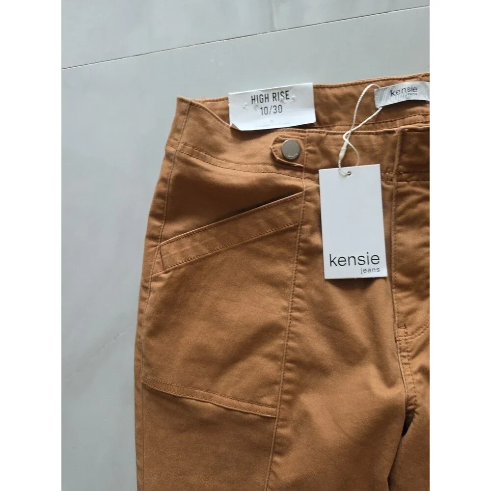 Kensie Jeans High-Rise  Size 10/30 (Caramel Color) Pants - New With Defects